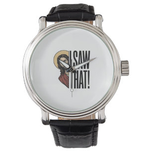 Reloj De Pulsera Vi ese divertido diseño gráfico religioso_1