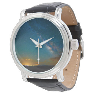 Reloj De Pulsera Vía Láctea sobre Taos, Nuevo México