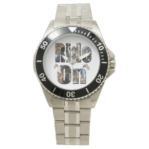 Reloj De Pulsera Viajar, Motocicleta Con Logo, Mans