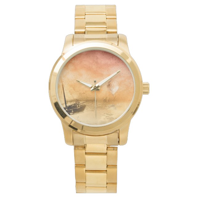 Reloj De Pulsera Viajeros de Punk de vapor Fantasy Steam (Anverso)