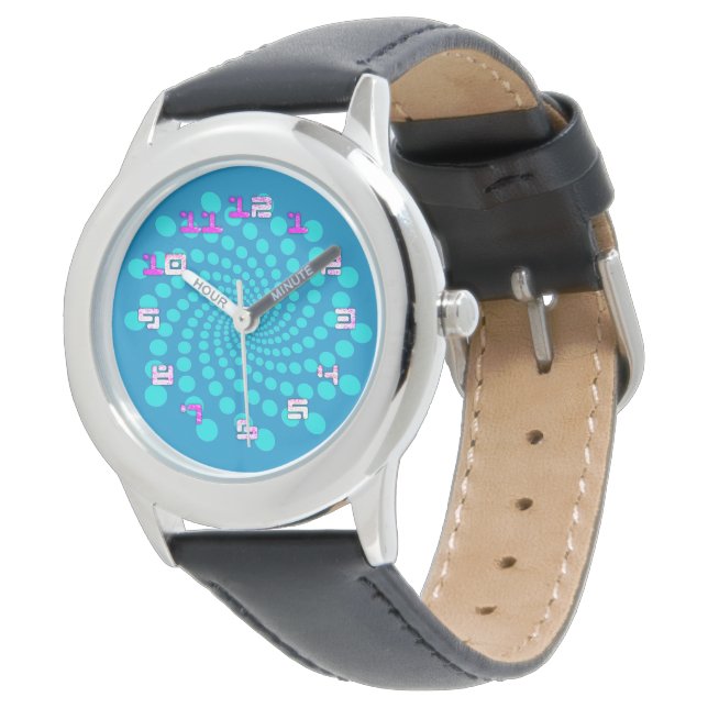 Reloj De Pulsera Viajeros de tiempo niños de Guay observan de azul (Angular)