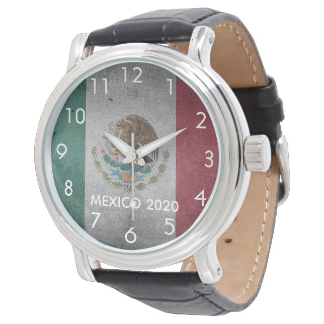 Reloj De Pulsera Viajes de bandera de México (Angular)