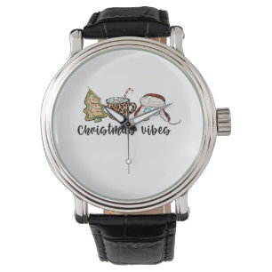 Reloj De Pulsera Vibes de Navidades de regalo de Navidad