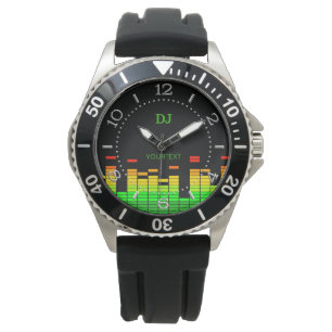 Reloj De Pulsera Vibes ecualizadoras personalizadas Beat of DJ Musi
