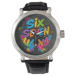 Reloj De Pulsera Vibración Seis Siete