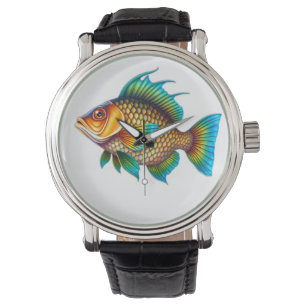 Reloj De Pulsera Vibrant and Colorful Stylized Illustration of a Fi