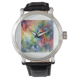 Reloj De Pulsera Vibrant Deer 031024AREF101 - Watercolor