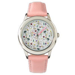 Reloj De Pulsera Vibrante Flor Silvestre 