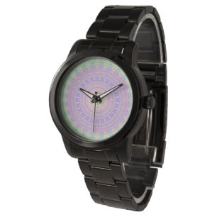 Reloj De Pulsera Vibrante Mandala