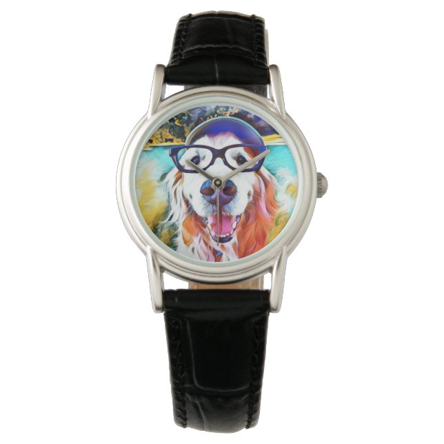 Reloj De Pulsera Vibrante pintura de lentes nerviosas de recuperaci (Anverso)