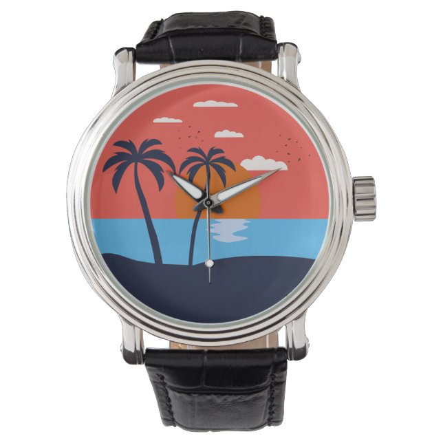 Reloj De Pulsera Vida en la playa (Anverso)