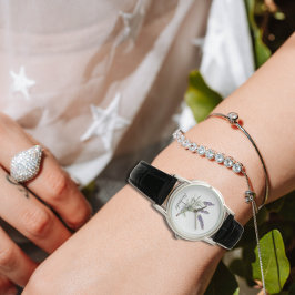 Reloj De Pulsera Vida herbal: Lavanda, personalizable