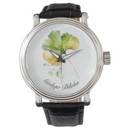 Reloj De Pulsera Vida herbal: personalizable Ginkgo Biloba