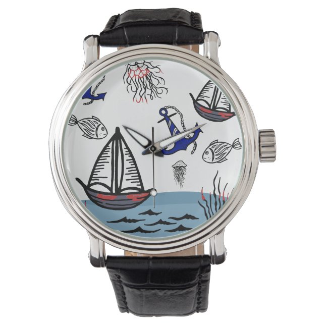 Reloj De Pulsera Vida marina (Anverso)