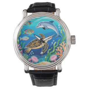 Reloj De Pulsera Vida marina de Okinawa