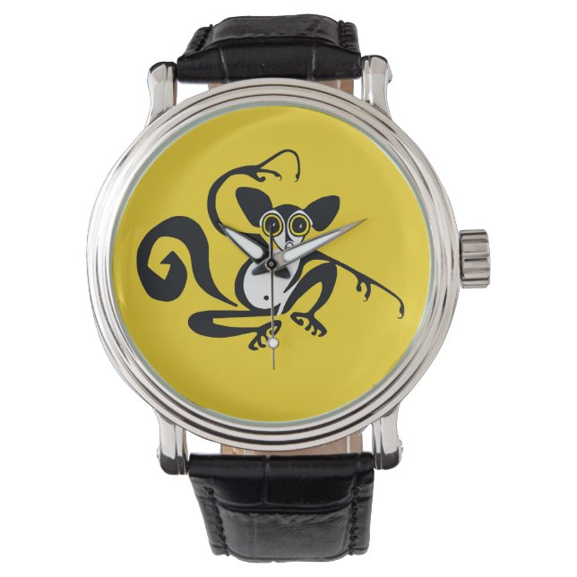 Reloj De Pulsera Vida silvestre - AYE-AYE - Primate - Madagascar -  (Anverso)