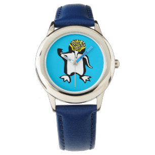 Reloj De Pulsera Vida silvestre - Cute PENGUIN - Naturaleza - Blue 