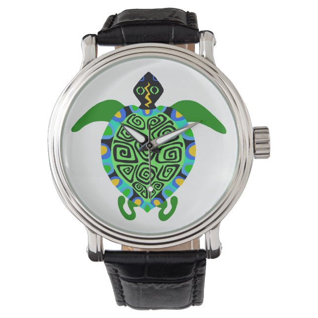 Reloj De Pulsera Vida silvestre - Guay Sea TURTLE - Naturaleza - Co (Anverso)