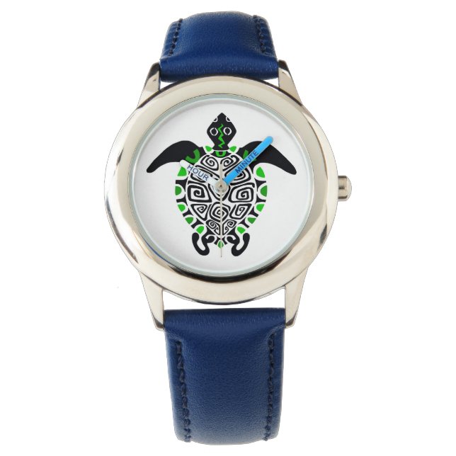 Reloj De Pulsera Vida silvestre - Guay Sea TURTLE - Naturaleza - Ec (Anverso)