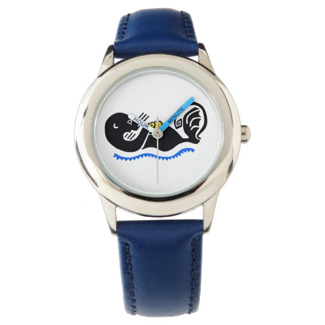 Reloj De Pulsera Vida silvestre - Mantequilla de mar Cuta - Natural (Anverso)