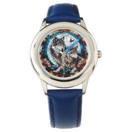 Reloj De Pulsera Vidrio contenido Look Wolf Pair