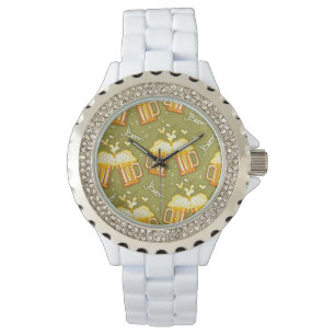 Reloj De Pulsera Vidrios del modelo de la cerveza