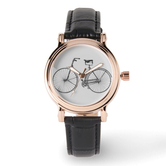 Reloj De Pulsera Vieja bicicleta (Anverso)