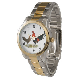 Reloj De Pulsera Viejo juego inglés Bantams: BB Red Pair