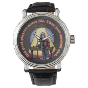 Reloj De Pulsera Viejos jugadores de la piscina