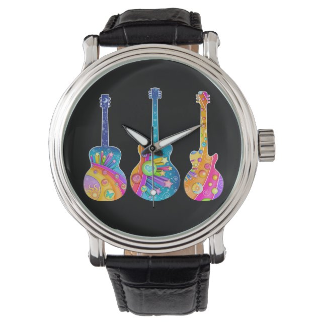 RELOJ DE PULSERA VIGAS - GUITARES (Anverso)
