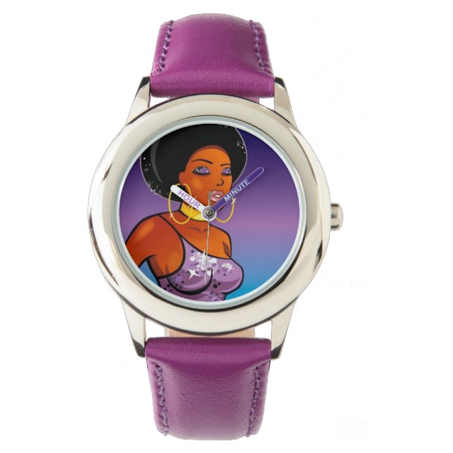 Reloj De Pulsera Vigilancia afrocéntrica (Anverso)