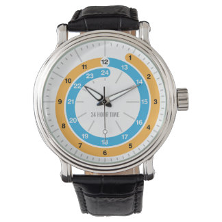 Reloj De Pulsera Vigilancia analógica las 24 horas