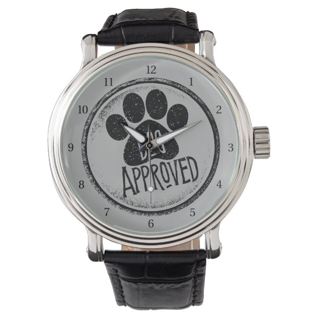 Reloj De Pulsera Vigilancia aprobada por perros (Anverso)