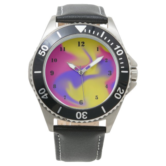 Reloj De Pulsera Vigilancia colorida (Anverso)