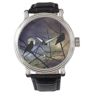 Reloj De Pulsera Vigilancia de aves nocturnas de octubre