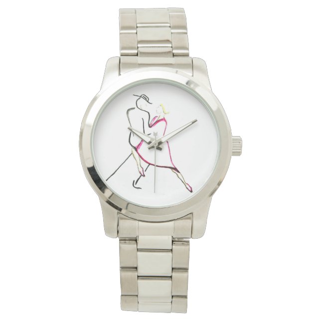 Reloj De Pulsera Vigilancia de bailarinas por Hevener (Anverso)