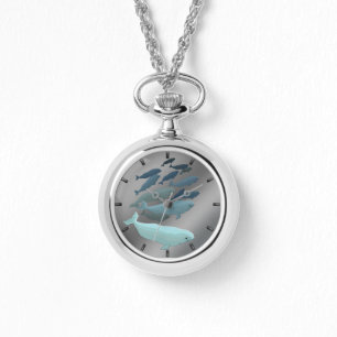 Reloj De Pulsera Vigilancia de ballenas Beluga Cuidado bebé Beluga