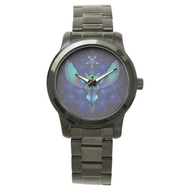 Reloj De Pulsera Vigilancia de búho visionario (Anverso)
