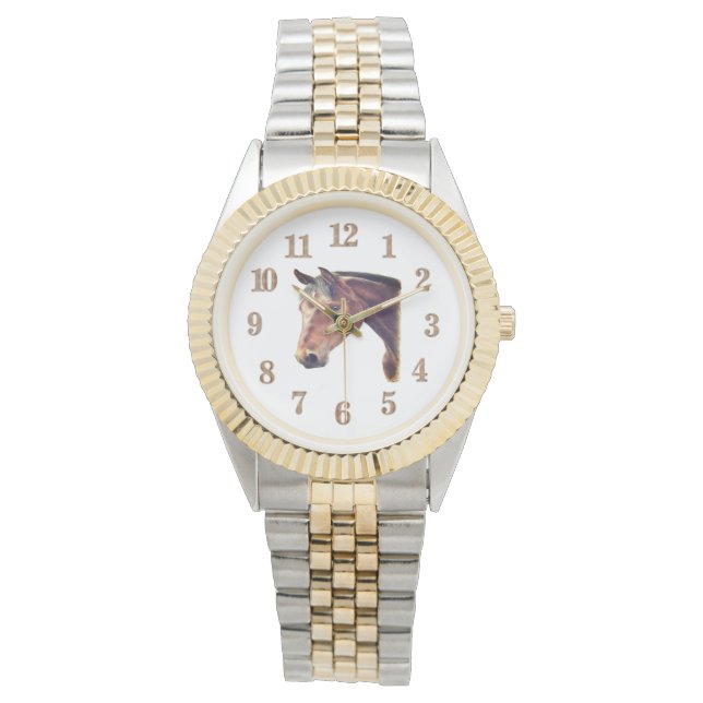 Reloj De Pulsera Vigilancia de caballos (Anverso)