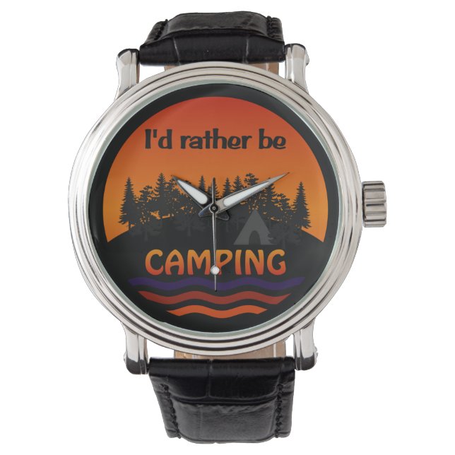 Reloj De Pulsera Vigilancia de camping (Anverso)