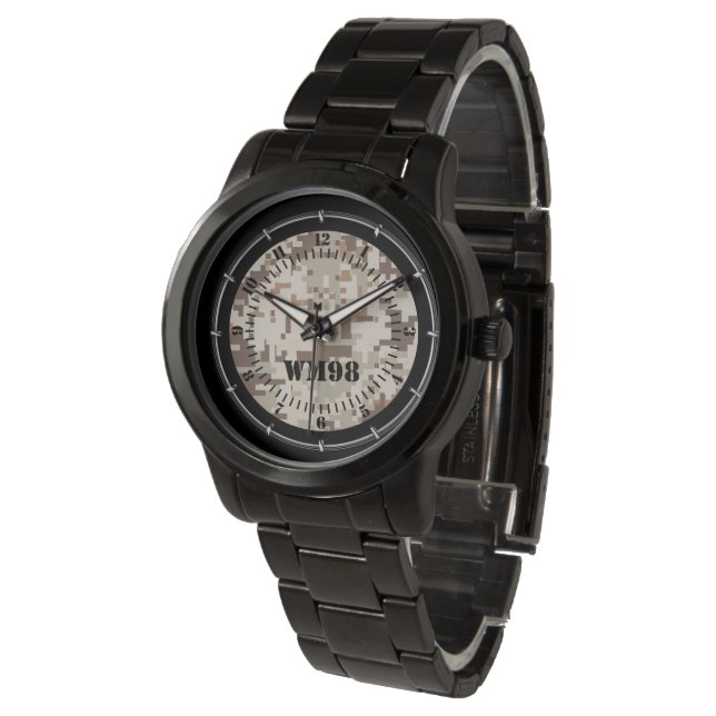 Reloj De Pulsera Vigilancia de camuflaje digital del desierto perse (Angular)