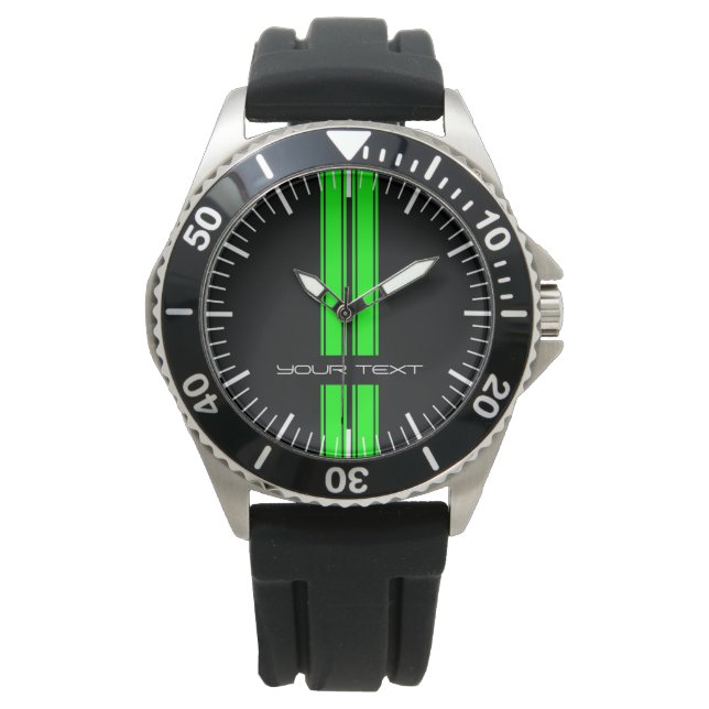 Reloj De Pulsera Vigilancia de coches personalizado - Carreras Esta (Anverso)