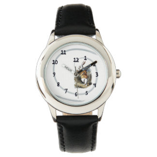 Reloj De Pulsera Vigilancia de Conejo Blanco