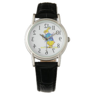 Reloj De Pulsera Vigilancia de Conejo Blanco