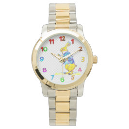 Reloj De Pulsera Vigilancia de Conejo Blanco