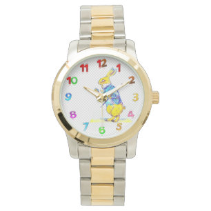 Reloj De Pulsera Vigilancia de Conejo Blanco