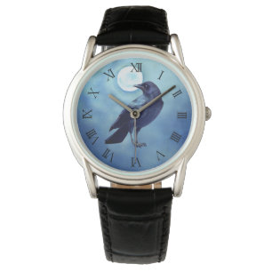 Reloj De Pulsera Vigilancia de cuerdas góticas en azul