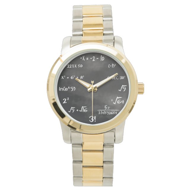 Reloj De Pulsera Vigilancia de ecuaciones matemáticas (Anverso)