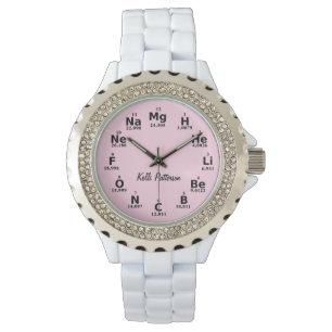 Reloj De Pulsera Vigilancia de elementos científicos de tablas per