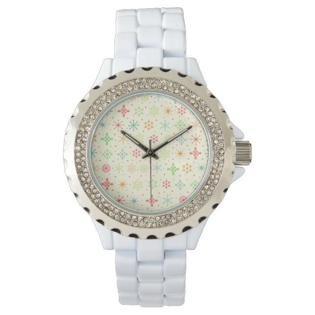 Reloj De Pulsera Vigilancia de estrellas retro (Anverso)